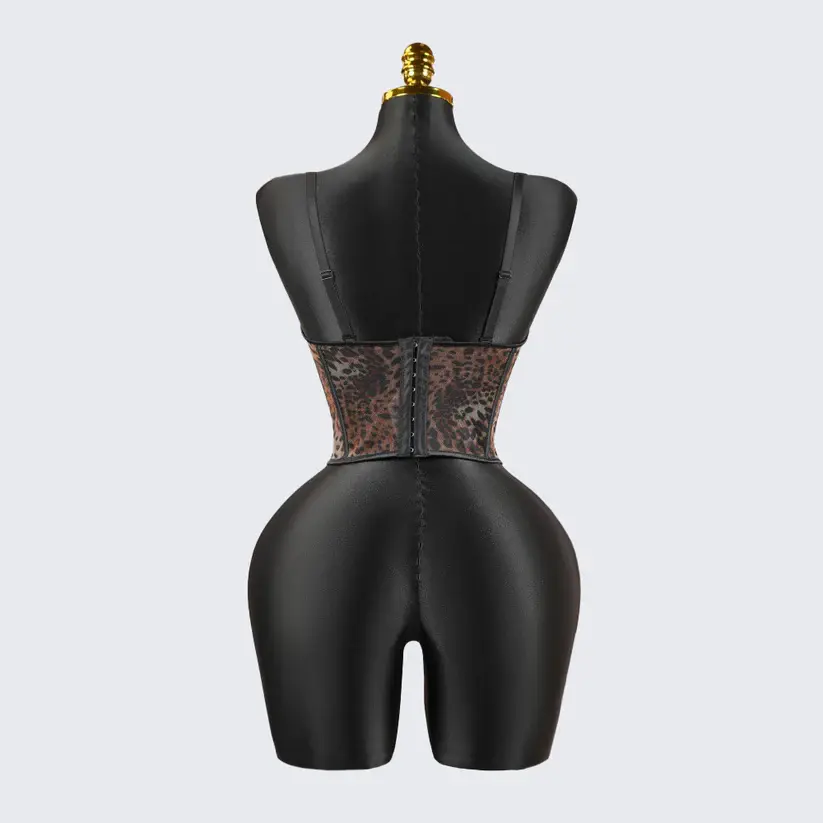 Patterned Sculpting Corset Top