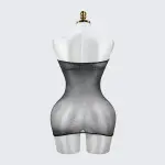 Star Glitter See Through Strapless Crystal Mesh Lingerie