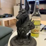 Gothic Anubis Bust