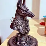 Gothic Anubis Bust