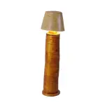 Mushrooms Floor lamp – Recycled wood Hand carved