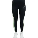 Flowery Plain Black Leggings