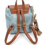 "Mira" Modern Backpack with Rabbit Charm BA-70