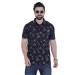 Black Single Lycra Polo