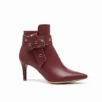 Boot Mid Heels Leather R-599