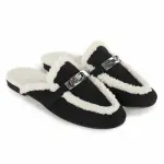 Fur Suede Mules