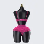 Sexy Lace Lingerie See-through Miniskirt Underwear