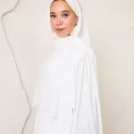 WHITE CREPE DRESSY ISDAL