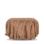 Ruched Golden Shimmer Evening Bag VS-56