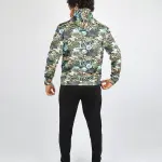 Allover Printed Black Hoodie