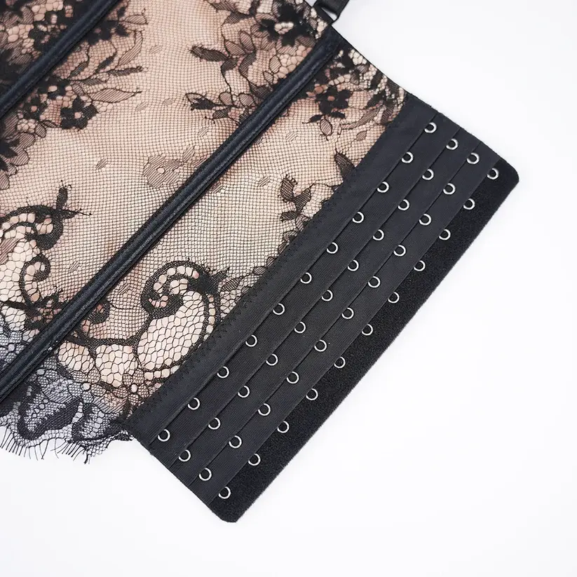 Women's Outerwear Lace Hollow Out Padded Corset Top