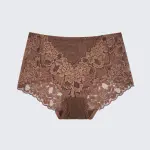 Plus Size Women's Breathable Cotton Lace Panty