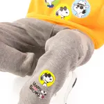 Grey melton pant with Snoopy print