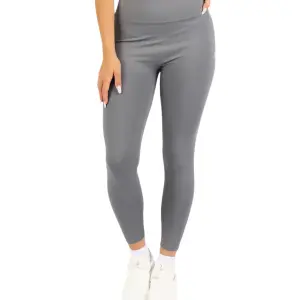 Curve Accent High-Rise Gray Leggings