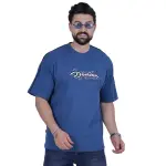 Petrol Chest Print Oversize T-Shirt