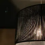Macrame ceiling lamp-45cm