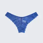 Plus Size Sheer Lace Low Rise Panty Underwear