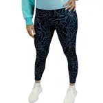 Women's Limitless Navy Leggings