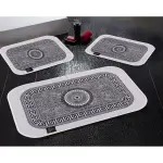 Classic Digital Bathroom Set Non Slip 3Pieces