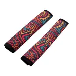 Vintage African - Set of 2 Seat Belt Covers