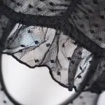 Sheer Lace Stitching Seductive See-Through Bodysuit