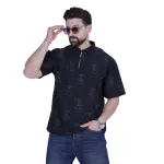 Black Oversize Polo