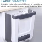 سلة مهملات بلاستيكية صغيرة قابله للطي