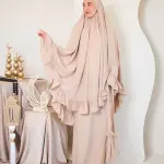 BEIGE CREPE SET ISDAL