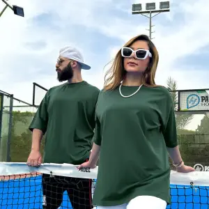 Dark Green Oversized T-shirt