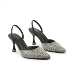 Shimmer Heels with Statement Heel C-93