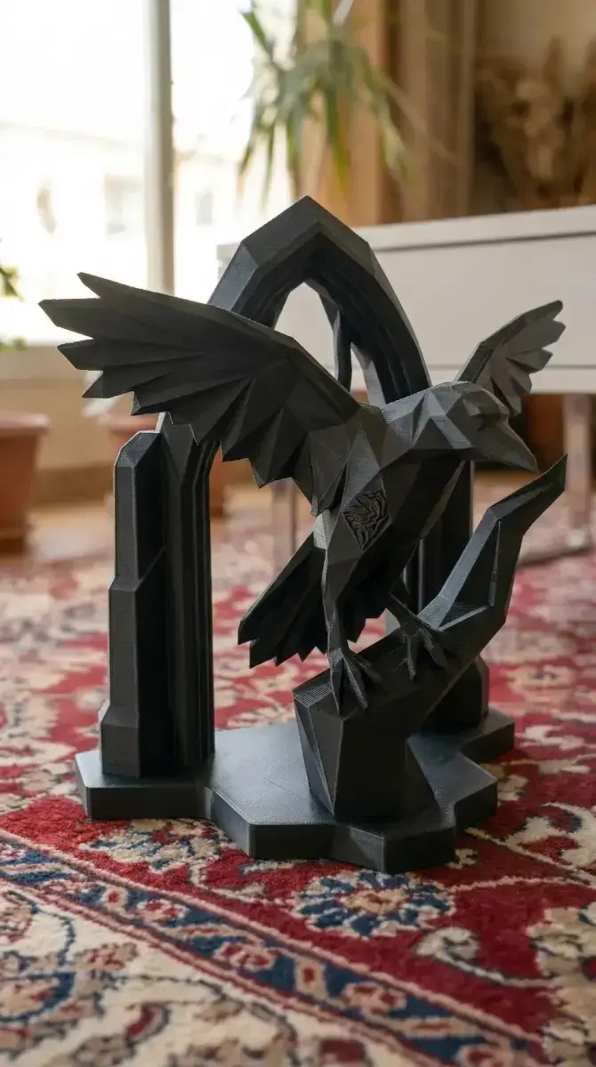Crow of Knowledge Sculpture