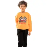 Orange Sweatshirt with "Champion race car" Print 💪🏎