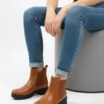 Ankle Boot Leather B-1