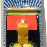 Referee Set from md stay fit with Red, Yellow Cards, Whistle, Notebook, Pencil and Professional Match Official Set