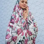 SPRING BLOOM PRINT SATIN MALHAFA ISDAL