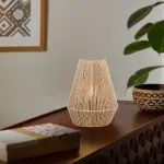 Burlap Table Lamp A122