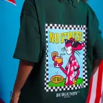 Green No Stress Oversized T-Shirt