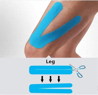 M D Stay Fit MD Cotton Elastic Muscle Tape 5M - Multi Color