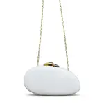 Luxury Oval Clutch with Gold Closure VS-59