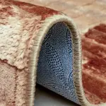 square velvet light brown carpet