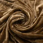 Flannel Fleece Throw Blanket (Mocha)