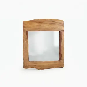 Unique Natural Design Handmade Wooden Wall Mirror