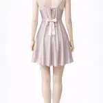 Dot Satin Mini Dress