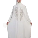 اسدال ابيض تطريز نحاسي