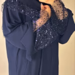 Wealth Abaya – Navy