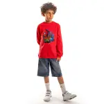 RED Sweatshirt with “ Spiderman ” Print 💗😎