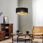 Rattan ceiling lamp-45cm