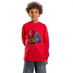 RED Sweatshirt with “ Spiderman ” Print 💗😎