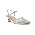 Heel with Sparkling Back Strap and Luxurious Details C-78