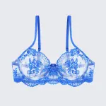 Breathable Skin-Friendly Embroidered Bra Thong Set